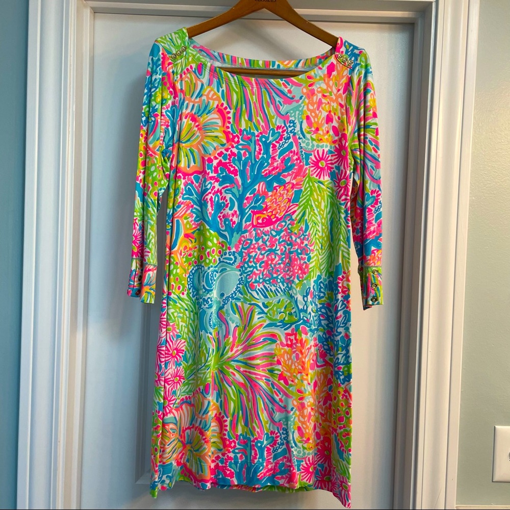Lily Pulitzer Lovers Coral Sophie Dress Size L